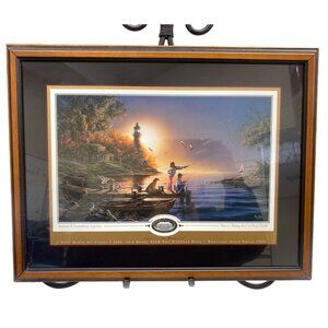 Terry Redlin Framed Art Print "Sea To Shining Sea" Museum & Foundation Vignette